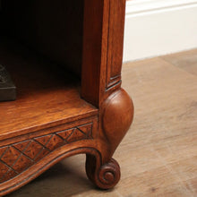 Load image into Gallery viewer, x SOLD Antique French Oak Bookcase, Three Section Open-fronted Bookcase Display Cabinet. B11670
