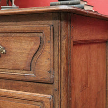 Load image into Gallery viewer, x SOLD Antique French Oak Chest of Drawers, a Three Drawer Sideboard or Linen Chest B11431
