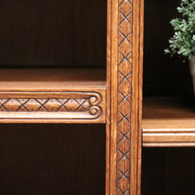 Load image into Gallery viewer, x SOLD Antique French Oak Bookcase, Three Section Open-fronted Bookcase Display Cabinet. B11670
