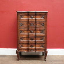 Load image into Gallery viewer, x SOLD French Lingerie Chest of Drawers, Hall Cabinet or Cupboard, Bedside Cabinet or Lamp Chest. B11820
