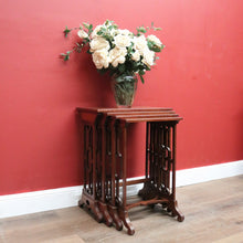 Load image into Gallery viewer, x SOLD Nesting Table, Nest of Table, Four Lamp or Side Table, Antique French Nest of Four Tables B11519
