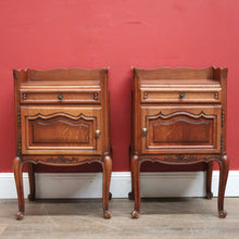 Load image into Gallery viewer, x SOLD A Pair of Vintage Lamp Table or Side Tables, Bedside Tables, French Oak. B11497
