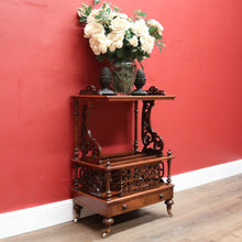 Load image into Gallery viewer, x SOLD Antique English Music Canterbury, Music Storage Canteen with Drawer. Mahogany c1860. B11948
