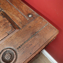 Load image into Gallery viewer, x SOLD Antique French Coffer, Large Blanket Box, Lift Lid Coffee Table, Storage Trunk. B11470
