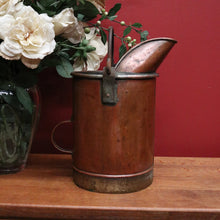 Load image into Gallery viewer, x SOLD Antique French Country Copper and Brass Bucket, Water Bucket or Pail. B11489
