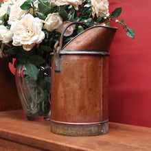 Load image into Gallery viewer, x SOLD Antique French Country Copper and Brass Bucket, Water Bucket or Pail. B11489
