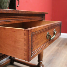 Load image into Gallery viewer, x SOLD Antique French Oak Single Drawer Hall cabinet, Lamp or Side Table. B11832
