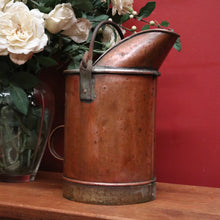 Load image into Gallery viewer, x SOLD Antique French Country Copper and Brass Bucket, Water Bucket or Pail. B11489

