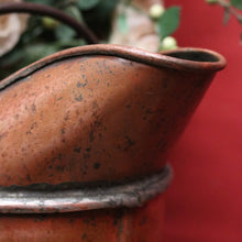 Load image into Gallery viewer, x SOLD Antique French Country Copper and Brass Bucket, Water Bucket or Pail. B11489
