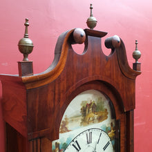 Load image into Gallery viewer, Antique Oak Longcase Clock John Topham Cheshire c1830 Working. B12988
