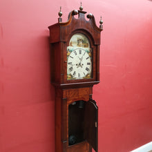 Load image into Gallery viewer, Antique Oak Longcase Clock John Topham Cheshire c1830 Working. B12988

