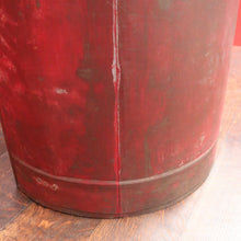 Load image into Gallery viewer, Antique Lift-lid Coal Bucket, repurposed for Firewood, Laundry, Pet Food, Toys. B11839
