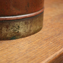 Load image into Gallery viewer, x SOLD Antique French Country Copper and Brass Bucket, Water Bucket or Pail. B11489
