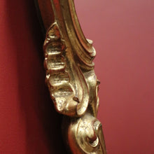 Load image into Gallery viewer, Vintage Italian Mirror, Florentine (Italy) Gilt Framed Shield-Shaped Wall Mirror. B11311
