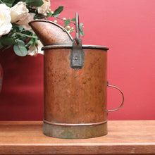 Load image into Gallery viewer, x SOLD Antique French Country Copper and Brass Bucket, Water Bucket or Pail. B11489
