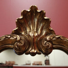 Load image into Gallery viewer, Vintage Italian Mirror, Florentine (Italy) Gilt Framed Shield-Shaped Wall Mirror. B11311
