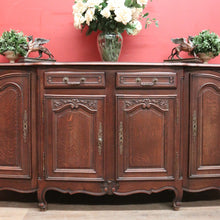 Load image into Gallery viewer, Antique French Four-Door Breakfront Sideboard, Hall Cupboard or Cabinet. Parquetry Top. B11978
