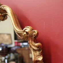 Load image into Gallery viewer, Vintage Italian Mirror, Florentine (Italy) Gilt Framed Shield-Shaped Wall Mirror. B11311
