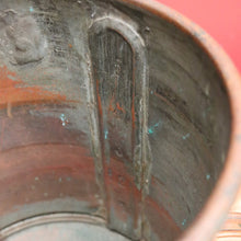 Load image into Gallery viewer, x SOLD Antique French Country Copper and Brass Bucket, Water Bucket or Pail. B11489
