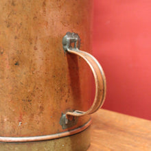 Load image into Gallery viewer, x SOLD Antique French Country Copper and Brass Bucket, Water Bucket or Pail. B11489
