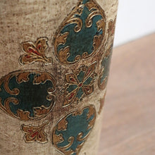 Load image into Gallery viewer, x SOLD Antique Italian Florentine Umbrella Holder or Stand, Hand-painted Florentine Pattern. B11901
