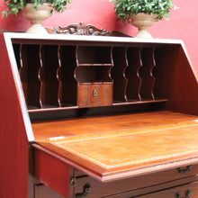 Load image into Gallery viewer, Vintage Australian Cedar Writing Bureau with Drawers and Cabriole Legs. B13137
