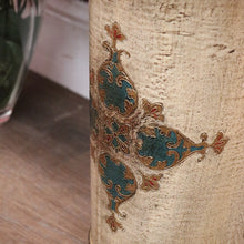 Load image into Gallery viewer, x SOLD Antique Italian Florentine Umbrella Holder or Stand, Hand-painted Florentine Pattern. B11901

