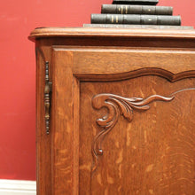 Load image into Gallery viewer, x SOLD Pair of 1930-1940 French Oak Lamp Tables or Bedside Tables Cabinets or Cupboards B11559
