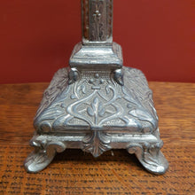 Load image into Gallery viewer, x SOLD Antique Silver Plate Crucifix, Cross, Jesus on the Cross, Home Worship or Devotion. B11591
