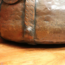 Load image into Gallery viewer, x SOLD Antique French Cauldron, Brass Fire Bucket or Storage Vessel, or Planter, Jardinière. B11841
