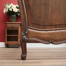 Load image into Gallery viewer, x SOLD Antique French Double Bed, includes the Headboard, Foot and Side Rails. B11964
