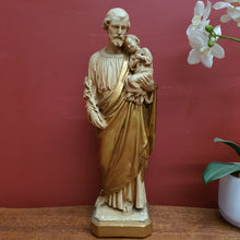 Load image into Gallery viewer, x SOLD Antique Ceramic-Chalk or plaster Sculpture Statue or Figurine, Home Worship or Devotion. B11726
