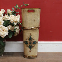 Load image into Gallery viewer, x SOLD Antique Italian Florentine Umbrella Holder or Stand, Hand-painted Florentine Pattern. B11901
