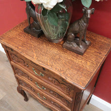 Load image into Gallery viewer, x SOLD Antique Hall Cabinet or Foyer Cabinet, or 3 Drawer Chest of Drawers. French Oak. B11575
