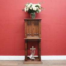 Load image into Gallery viewer, x SOLD Antique French Oak Sacrament Cabinet, Wine or Alcohol Cupboard, or Hall Cabinet. B11828
