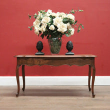Load image into Gallery viewer, Vintage French Coffee Table with Drawer to Each end and Brass Handles. B11703
