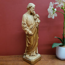 Load image into Gallery viewer, x SOLD Antique Ceramic-Chalk or plaster Sculpture Statue or Figurine, Home Worship or Devotion. B11726
