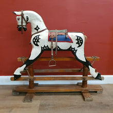 Load image into Gallery viewer, x SOLD - Vintage hand-painted Rocking Horse
