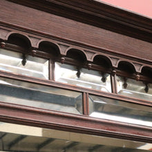 Load image into Gallery viewer, x SOLD Antique French Oak Bevelled Mirror, Hall Mirror, Dressing Mirror or Mantel Mirror. B11514
