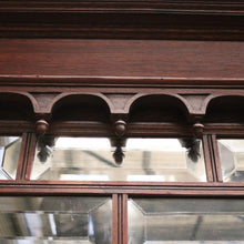 Load image into Gallery viewer, x SOLD Antique French Oak Bevelled Mirror, Hall Mirror, Dressing Mirror or Mantel Mirror. B11514
