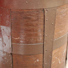 Load image into Gallery viewer, Antique French Oak Vineyard Bucket with Iron Strapping and Internal Carry Handle Circa 1880. B13048
