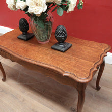 Load image into Gallery viewer, x SOLD Vintage French Coffee Table with Drawer to Each end and Brass Handles. B11703
