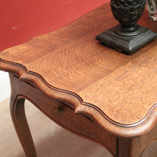 Load image into Gallery viewer, x SOLD Vintage French Coffee Table with Drawer to Each end and Brass Handles. B11703
