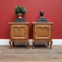 Load image into Gallery viewer, EOFY 10% - Pair of Vintage French Bedside Cabinets or Bedside Tables, Lamp Tables. B11537

