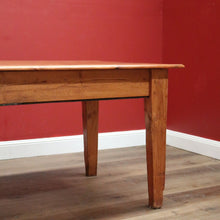 Load image into Gallery viewer, Circa 1840 Antique French Pine Refectory Dining Table or Kitchen Table, One Drawer. B11809

