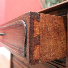 Load image into Gallery viewer, x SOLD Antique French Bedside Cabinet or Lamp Side Table with Cupboard and Drawer Storage B11438
