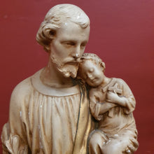 Load image into Gallery viewer, x SOLD Antique Ceramic-Chalk or plaster Sculpture Statue or Figurine, Home Worship or Devotion. B11726
