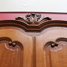 Load image into Gallery viewer, Antique French Oak Four Door Armoire Wardrobe Circa 1910 with Three Keys. B12821
