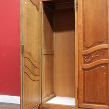 Load image into Gallery viewer, Antique French Oak Four Door Armoire Wardrobe Circa 1910 with Three Keys. B12821
