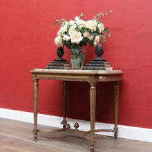 Load image into Gallery viewer, Antique French Giltwood D End Console Table with Marble Top Circa 1880. B13062
